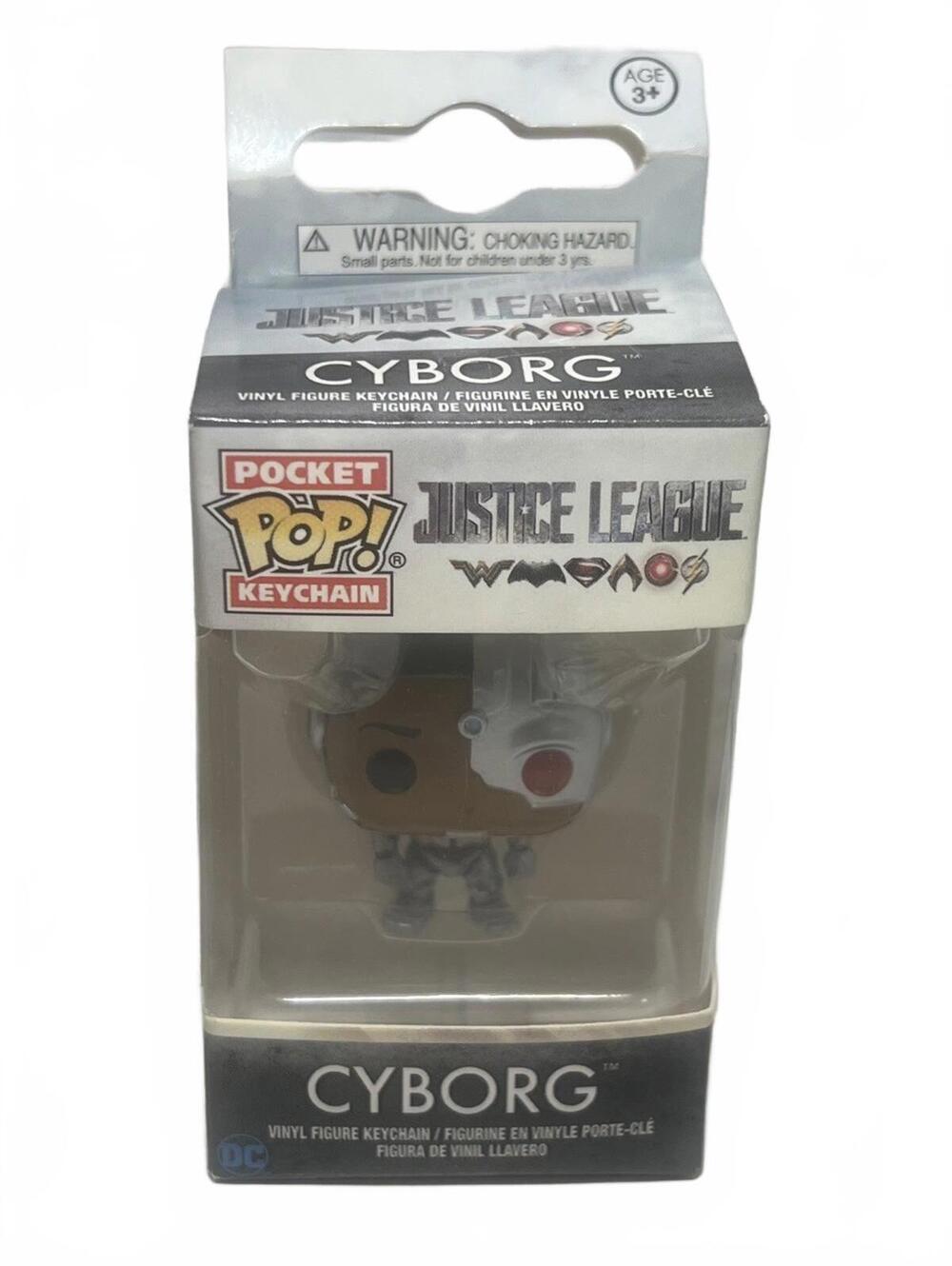 Funko Pocket POP! Keychain - DC WB Justice League S1 - CYBORG - New in Box. (G1)